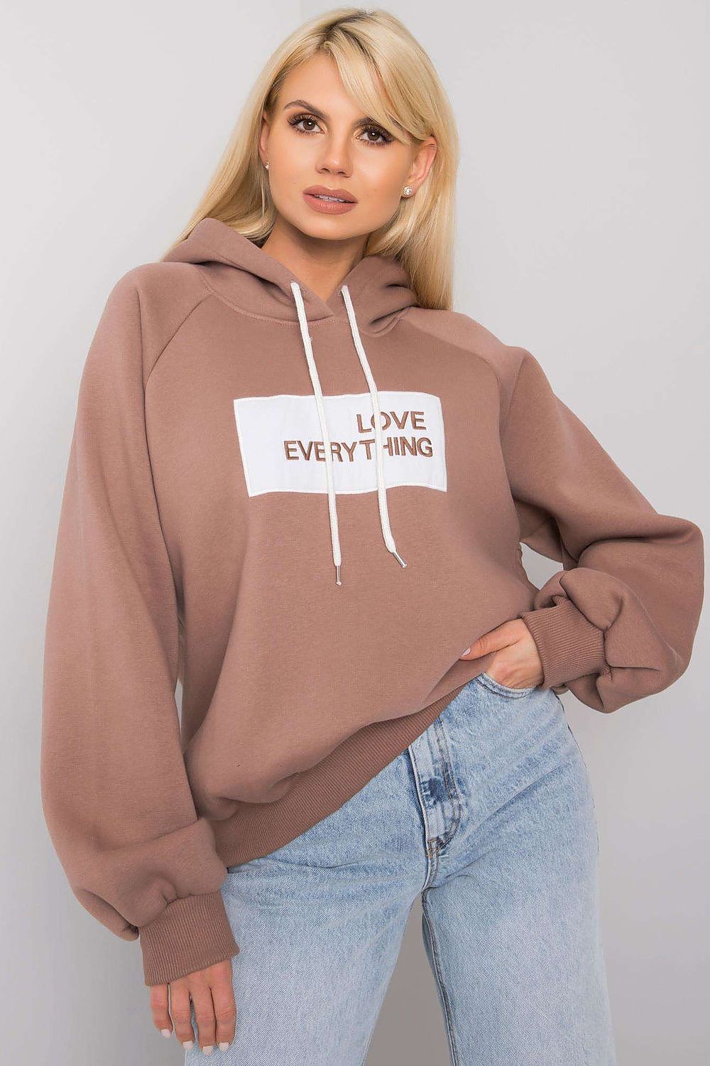   Bluza Damska Model EM-BL-651/2.41X Brown - Ex Moda 