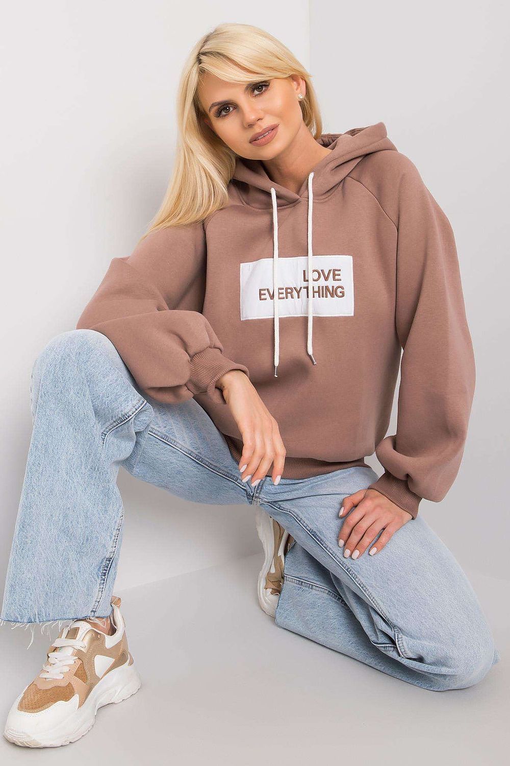   Bluza Damska Model EM-BL-651/2.41X Brown - Ex Moda 