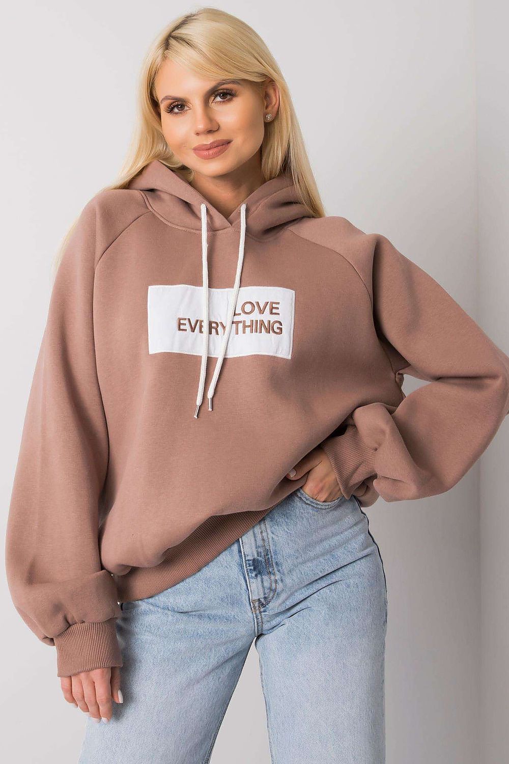   Bluza Damska Model EM-BL-651/2.41X Brown - Ex Moda 