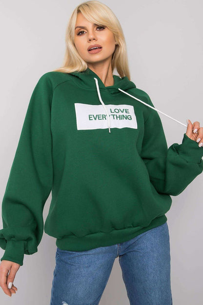   Bluza Damska Model EM-BL-651/2.41X Dark Green - Ex Moda 