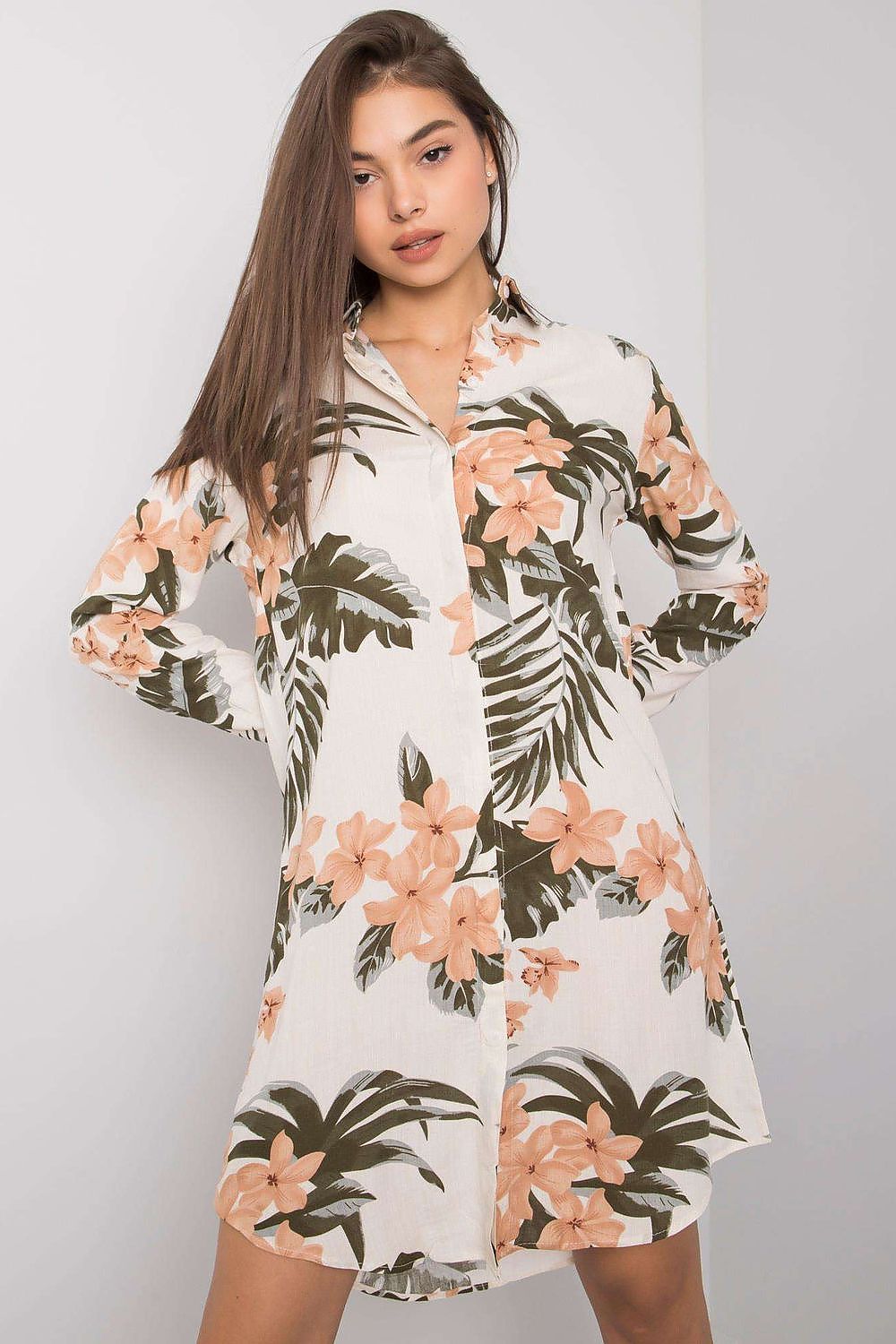  Sukienka Model TO-KS-1120-9.26 Light Beige - Rue Paris 
