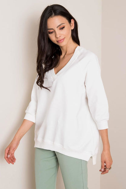   Bluza Damska Model RV-BL-5676.09 White - Rue Paris 