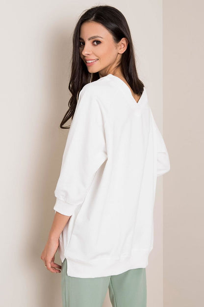   Bluza Damska Model RV-BL-5676.09 White - Rue Paris 