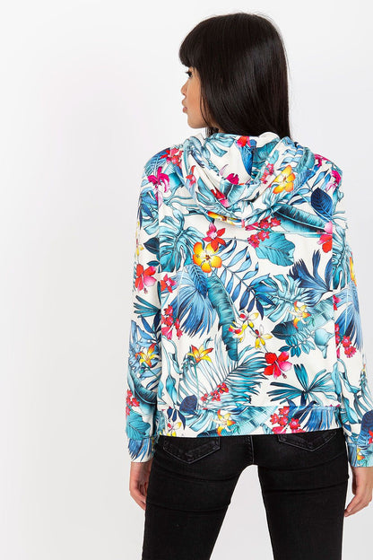   Bluza Damska Model RV-BL-8120.69P White/Blue - Rue Paris 