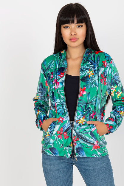   Bluza Damska Model RV-BL-8120.69P Green - Rue Paris 