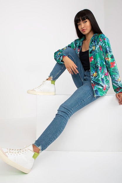   Bluza Damska Model RV-BL-8120.69P Green - Rue Paris 