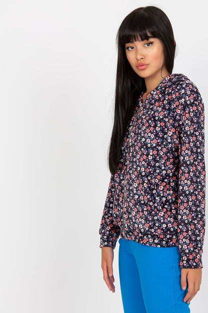   Bluza Damska Model RV-BL-8121.29 Navy - Rue Paris 