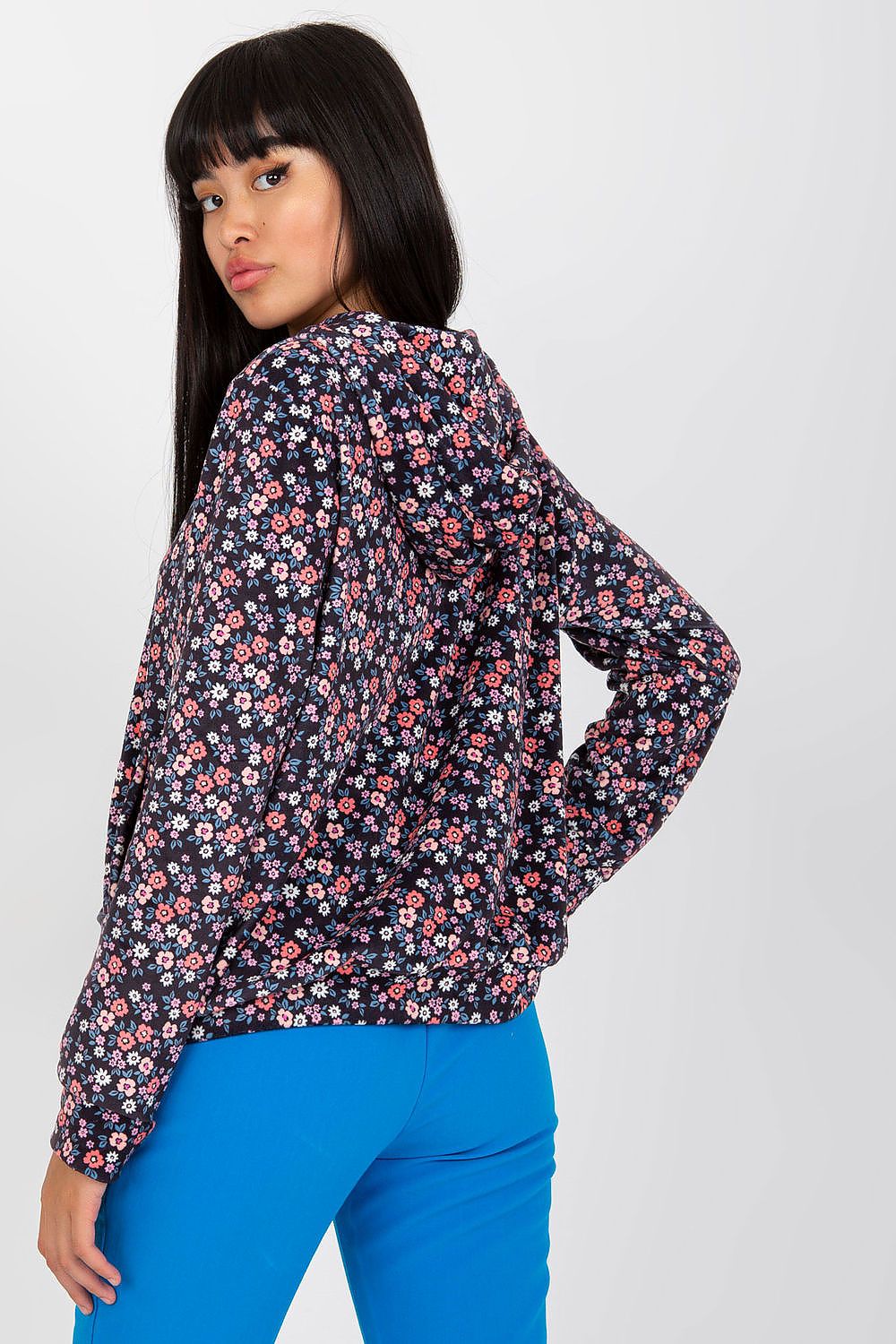   Bluza Damska Model RV-BL-8121.29 Navy - Rue Paris 
