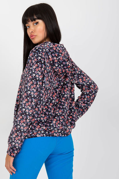   Bluza Damska Model RV-BL-8121.29 Navy - Rue Paris 