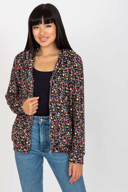   Bluza Damska Model RV-BL-8121.29 Black/Yellow - Rue Paris 
