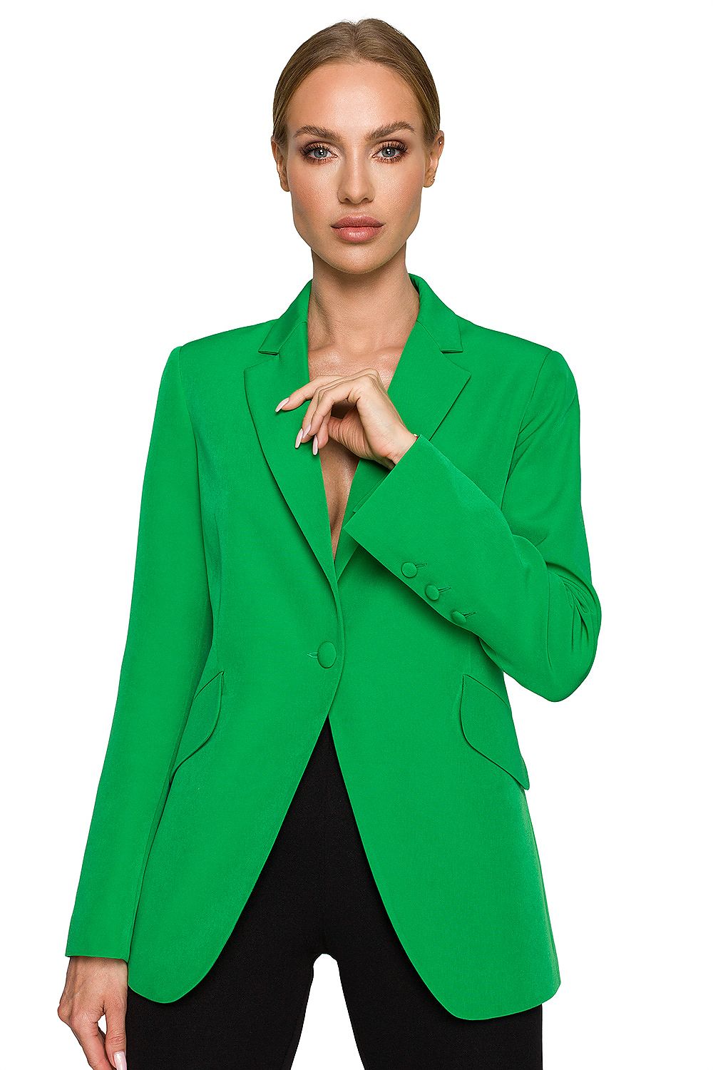   Żakiet Model MOE701 Green - Moe 