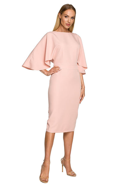   Sukienka Model MOE700 Powder Pink - Moe 