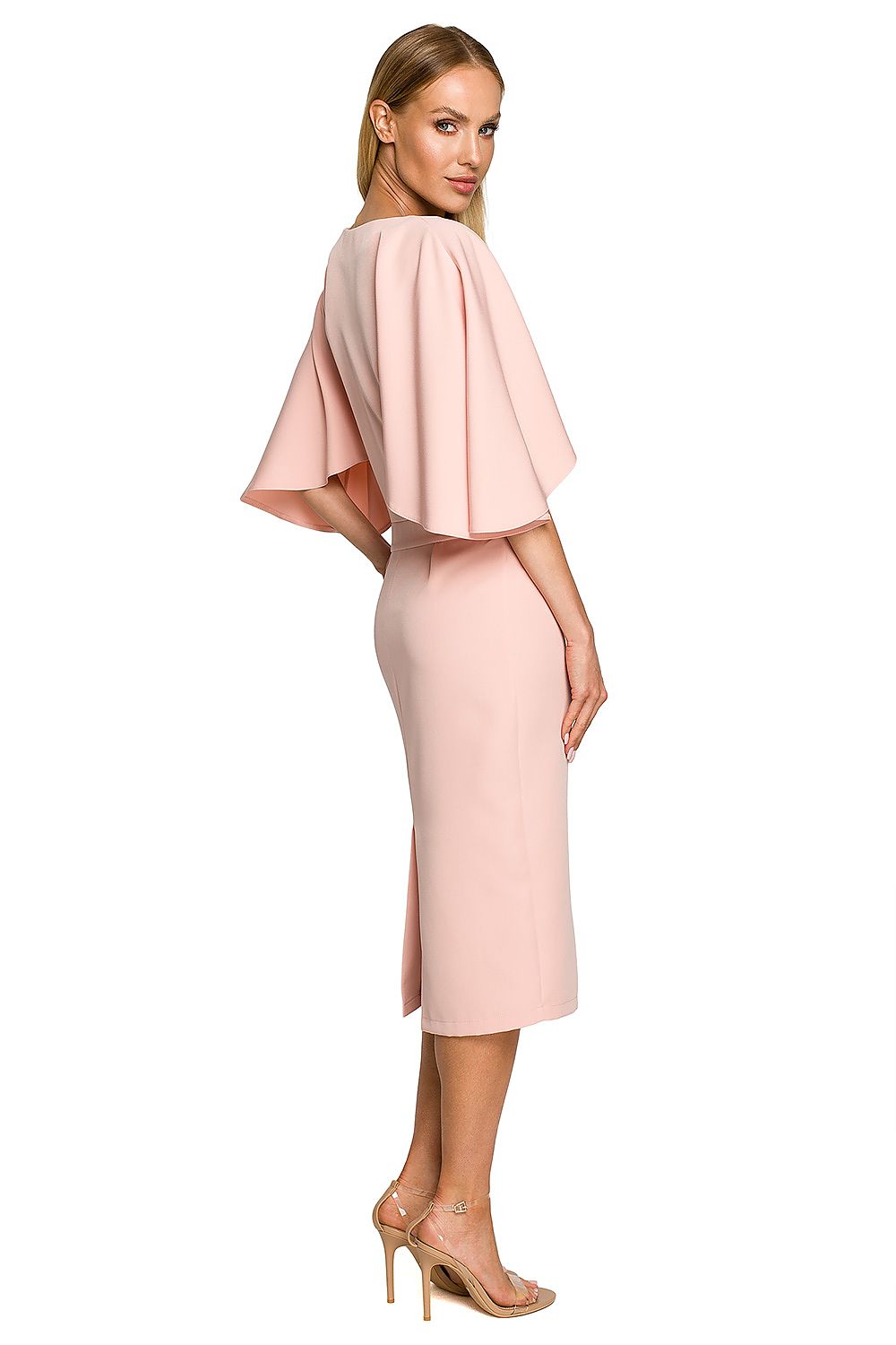   Sukienka Model MOE700 Powder Pink - Moe 