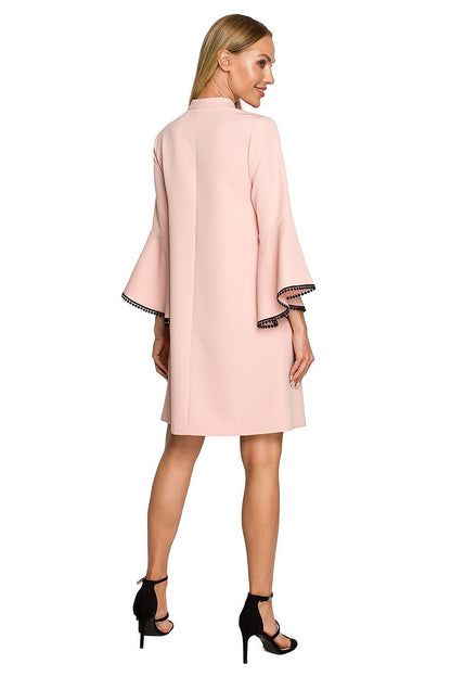  Sukienka Model MOE698 Powder Pink - Moe 