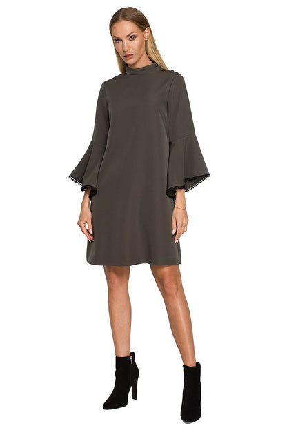  Sukienka Model MOE698 Khaki - Moe 