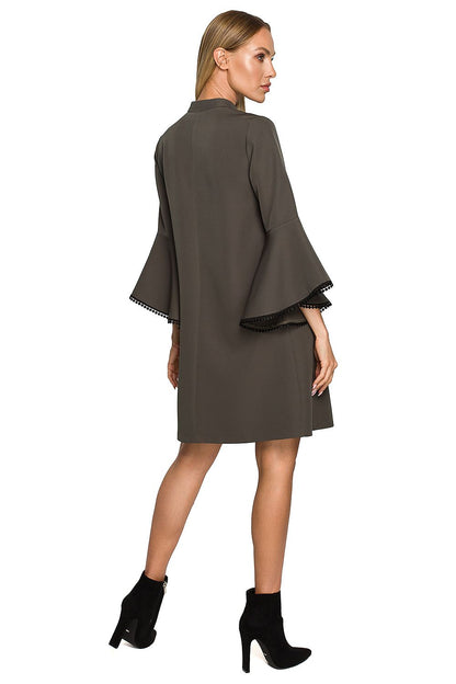  Sukienka Model MOE698 Khaki - Moe 