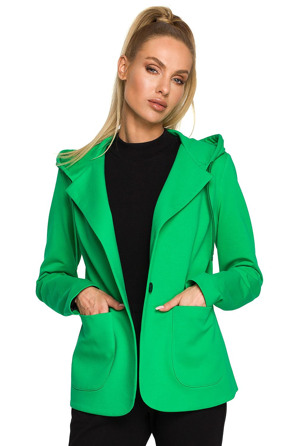   Żakiet Model MOE691 Green - Moe 