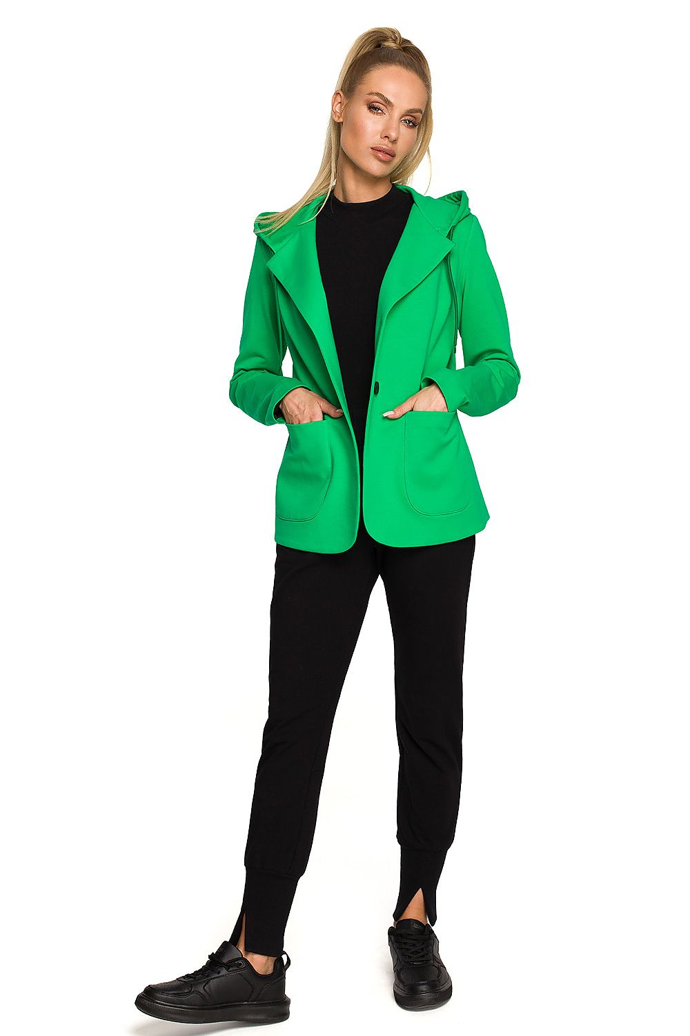   Żakiet Model MOE691 Green - Moe 