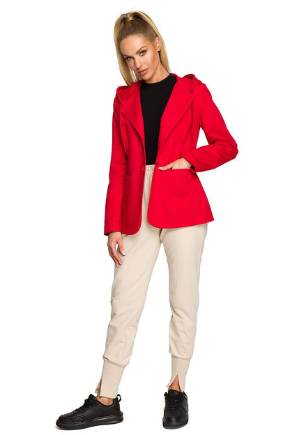   Żakiet Model MOE691 Red - Moe 