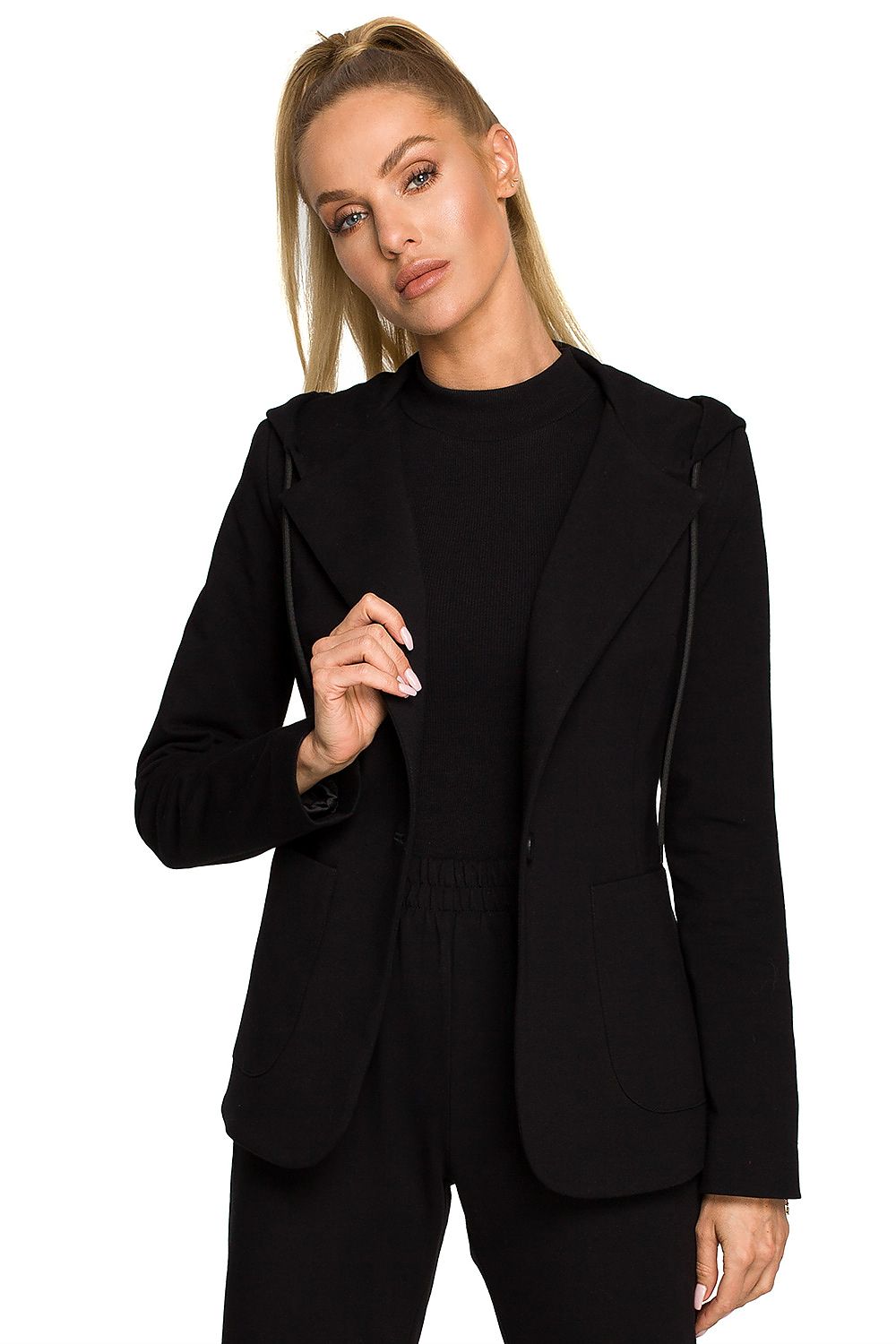  Żakiet Model MOE691 Black - Moe 
