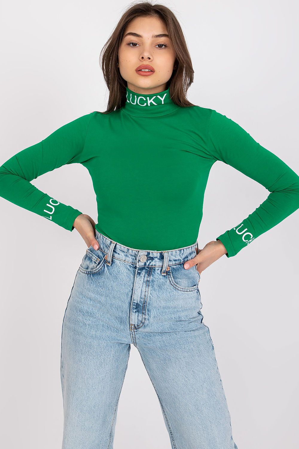   Bluzka Model EM-BZ-U607.77P Green - Ex Moda 