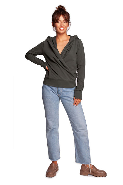   Bluza Damska Model B246 Militare Green - BeWear 