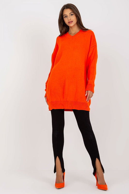  Sukienka Model LC-SW-0341.38P Orange - Rue Paris 