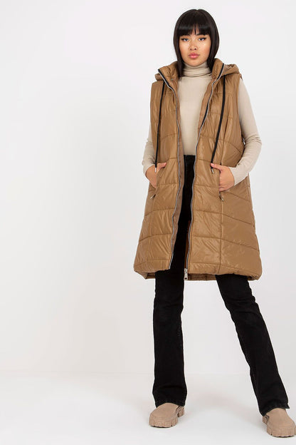   Kamizelka Model TW-KZ-BI-82019.09 Light Brown - Och Bella 