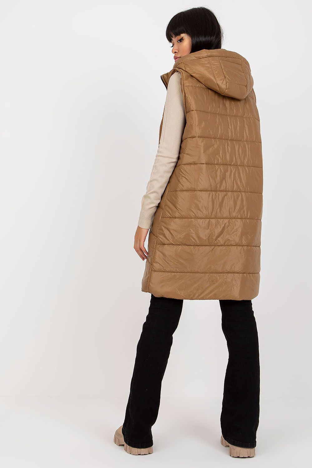   Kamizelka Model TW-KZ-BI-82019.09 Light Brown - Och Bella 