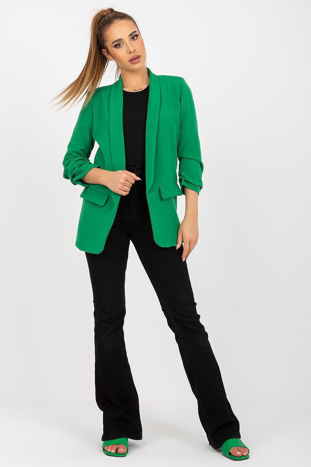   Żakiet Model TW-ZT-BI-22520.14 Dark Green - Och Bella 