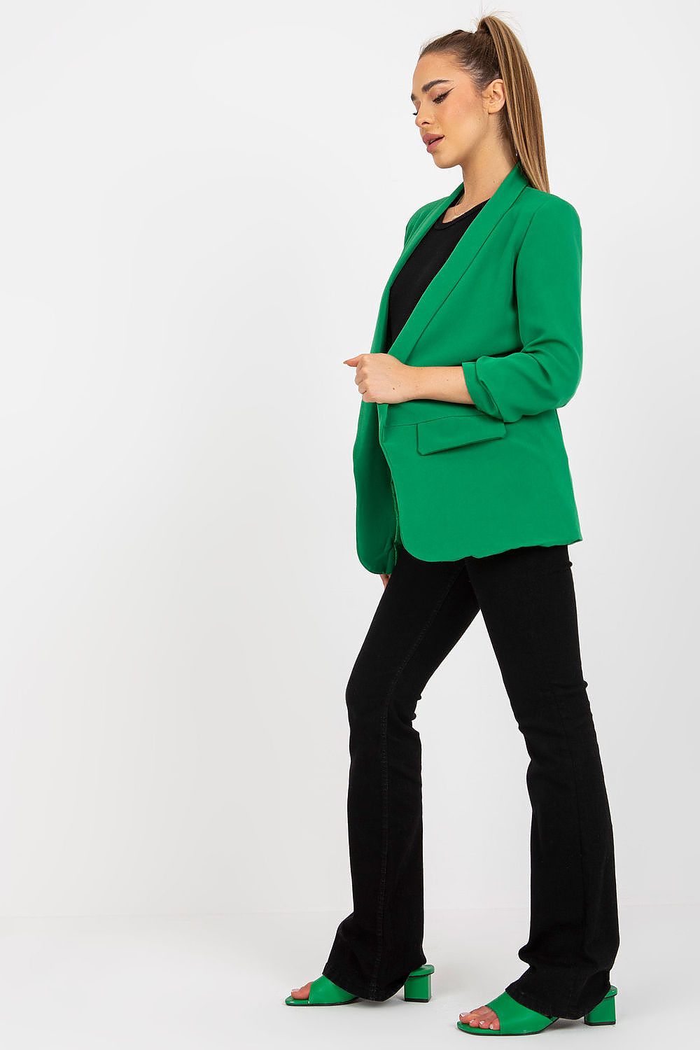   Żakiet Model TW-ZT-BI-22520.14 Dark Green - Och Bella 