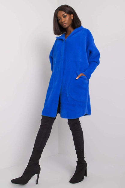   Płaszcz Damski Model MBM-PL-1518.95P Cobalt - MBM 