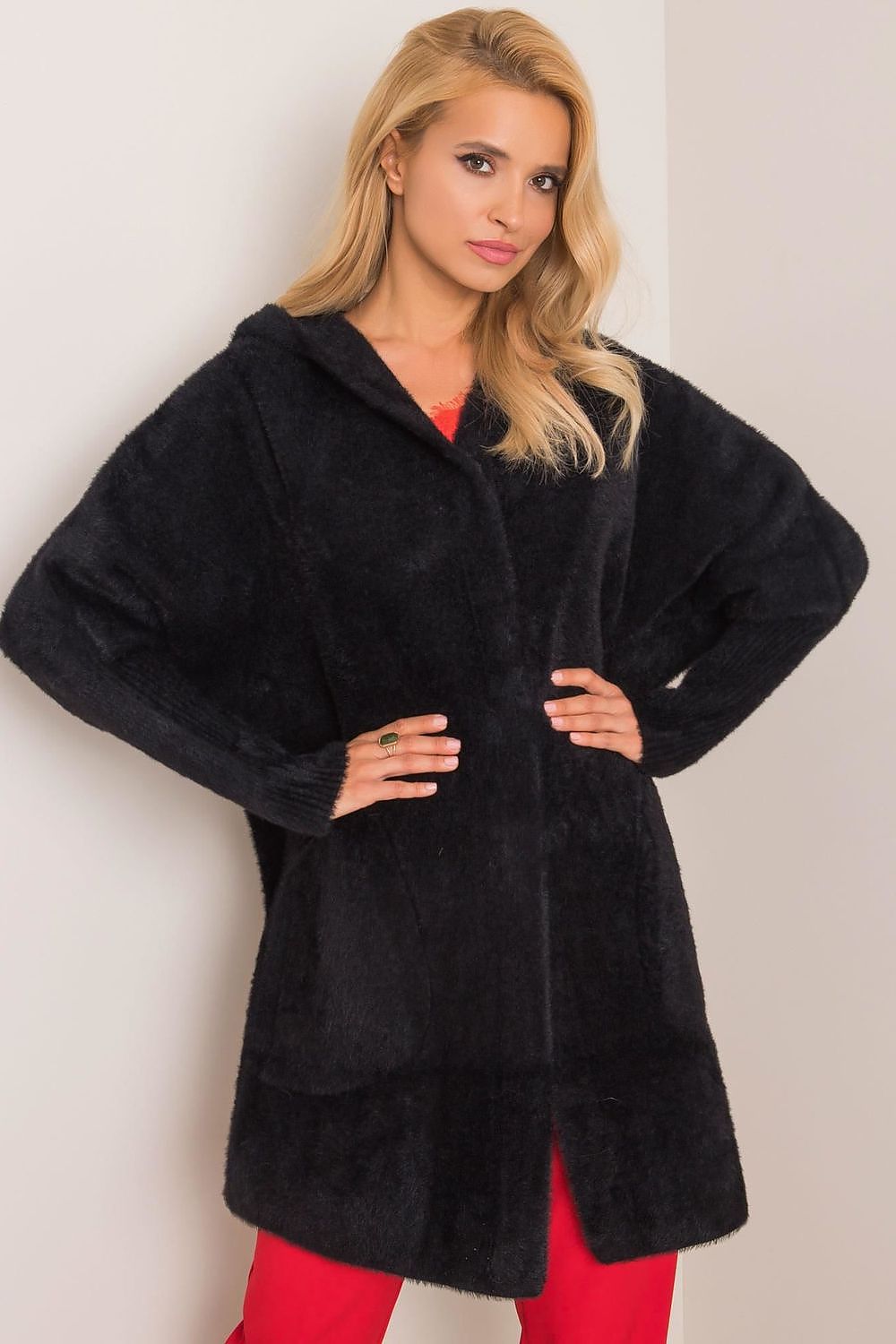   Płaszcz Damski Model MBM-PL-1518.95P Black - MBM 