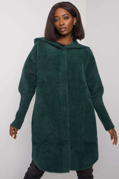   Płaszcz Damski Model MBM-PL-1518.95P Dark Green - MBM 
