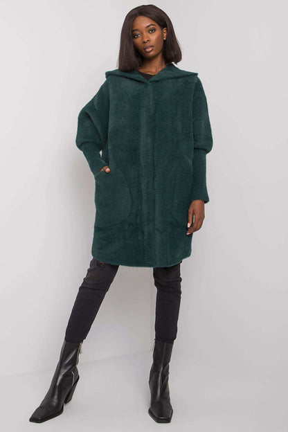   Płaszcz Damski Model MBM-PL-1518.95P Dark Green - MBM 