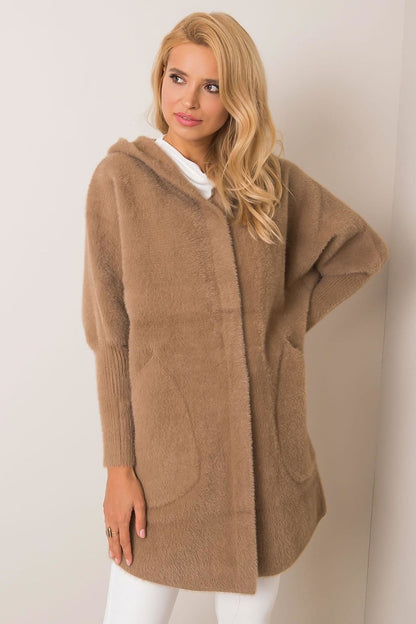   Płaszcz Damski Model MBM-PL-1518.95P Dark Beige - MBM 