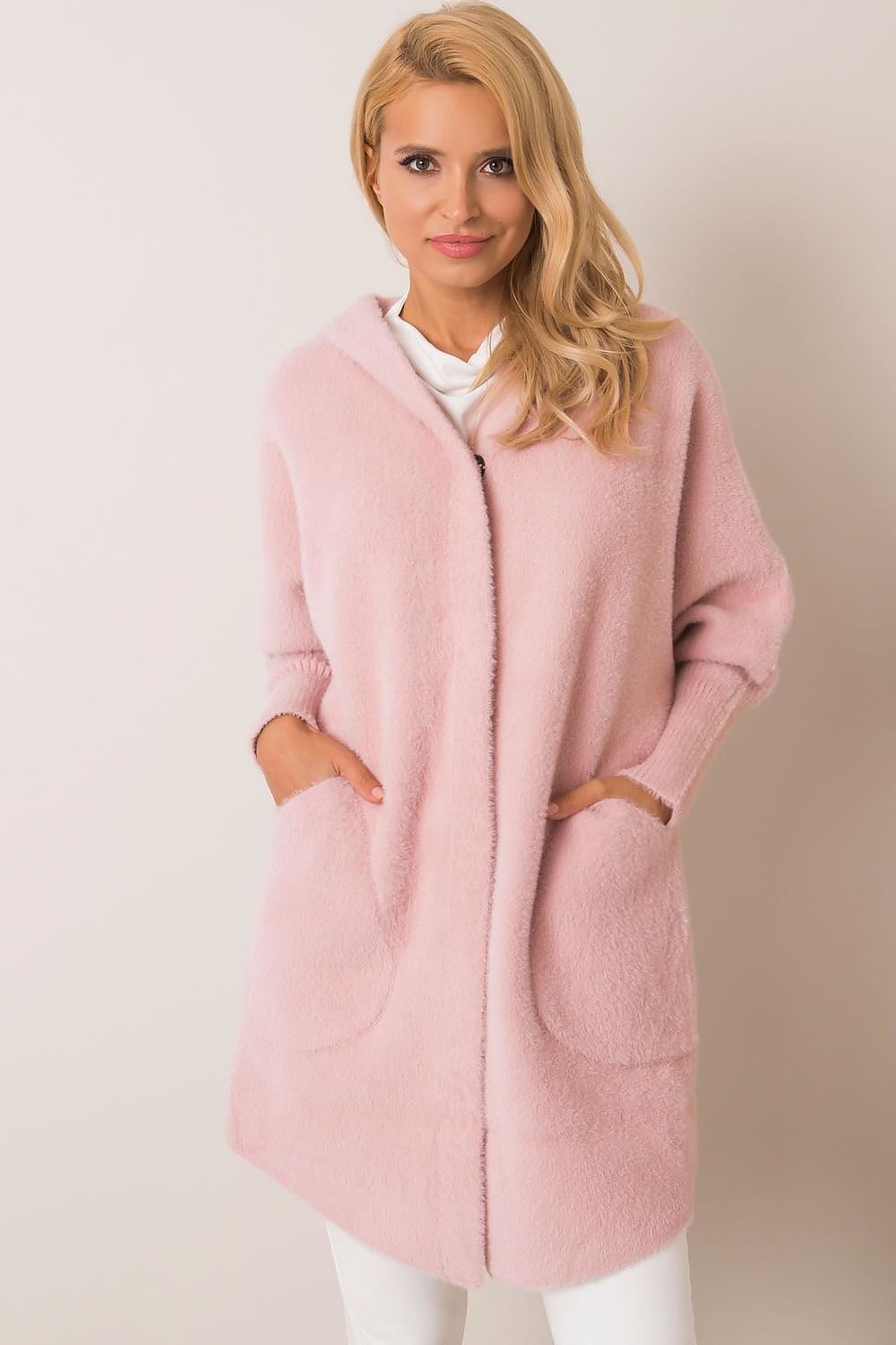   Płaszcz Damski Model MBM-PL-1518.95P Light Pink - MBM 