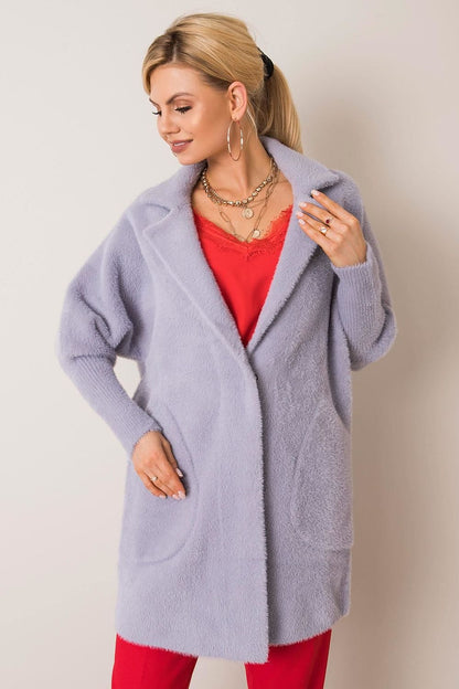   Płaszcz Damski Model MBM-PL-1517.00P Grey - MBM 