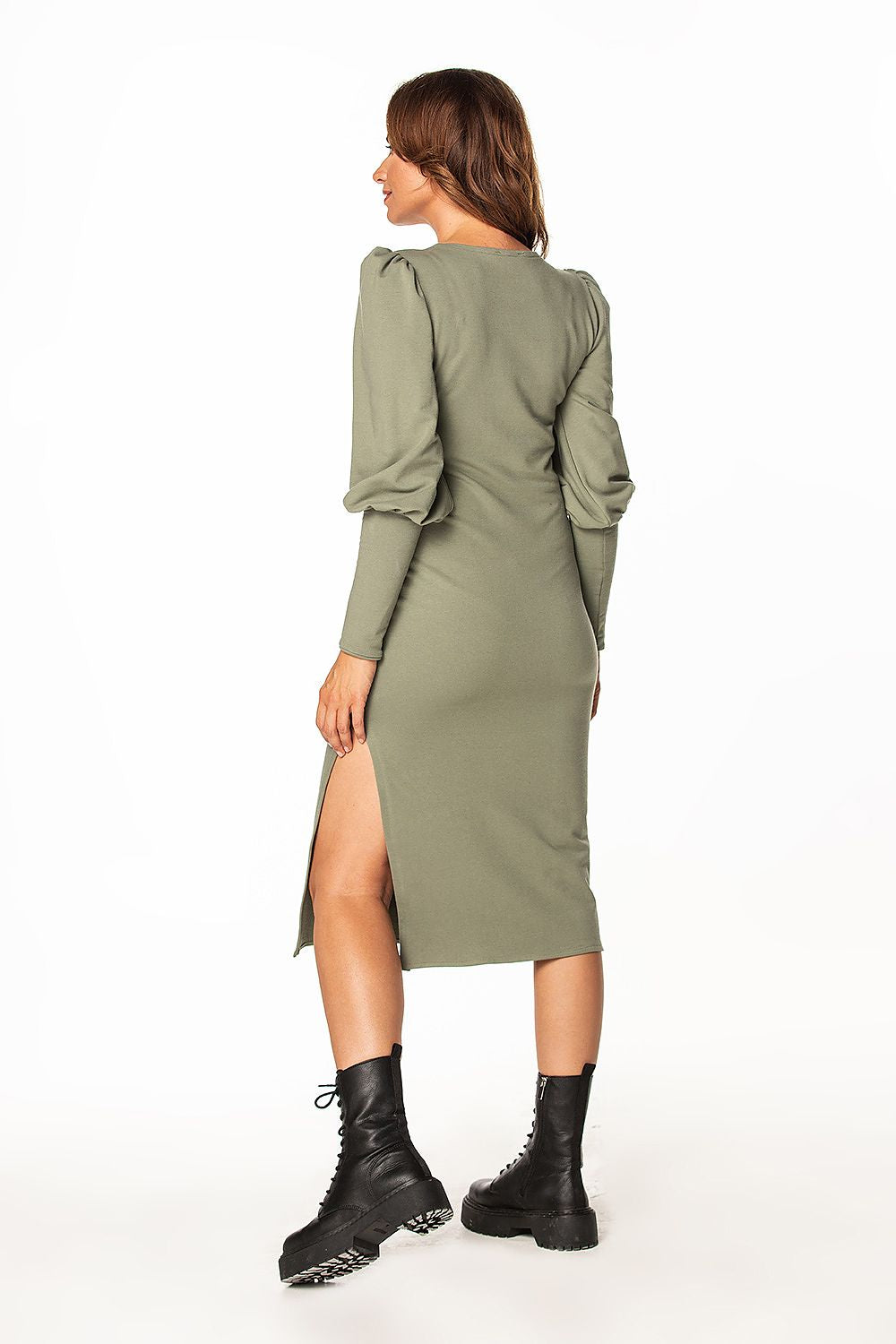  Sukienka Model T367/9 Khaki - Tessita 