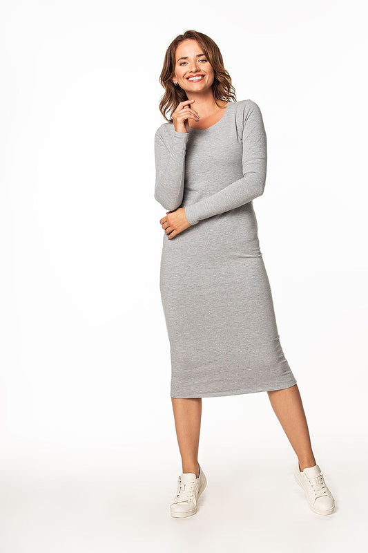  Sukienka Model T365/2 Light Grey - Tessita 