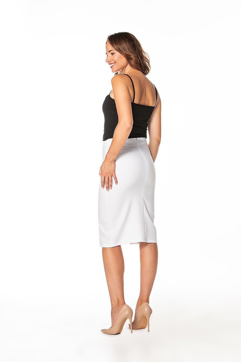  Spódnica Model T362/1 White - Tessita 