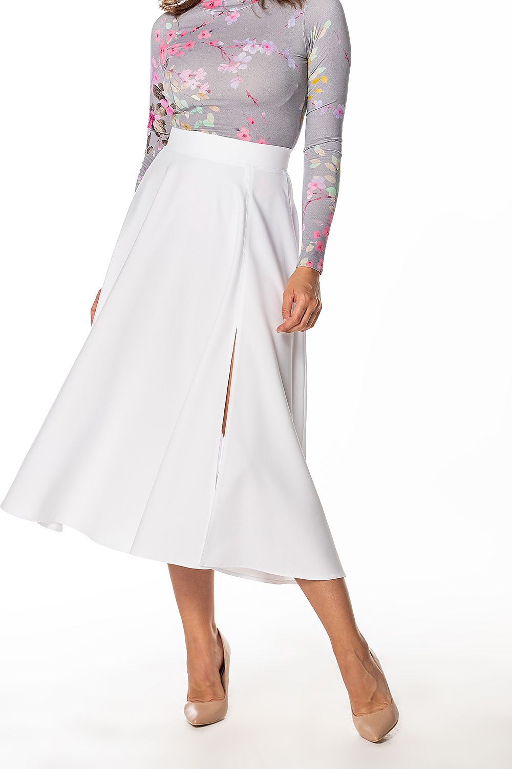  Spódnica Model T361/1 White - Tessita 