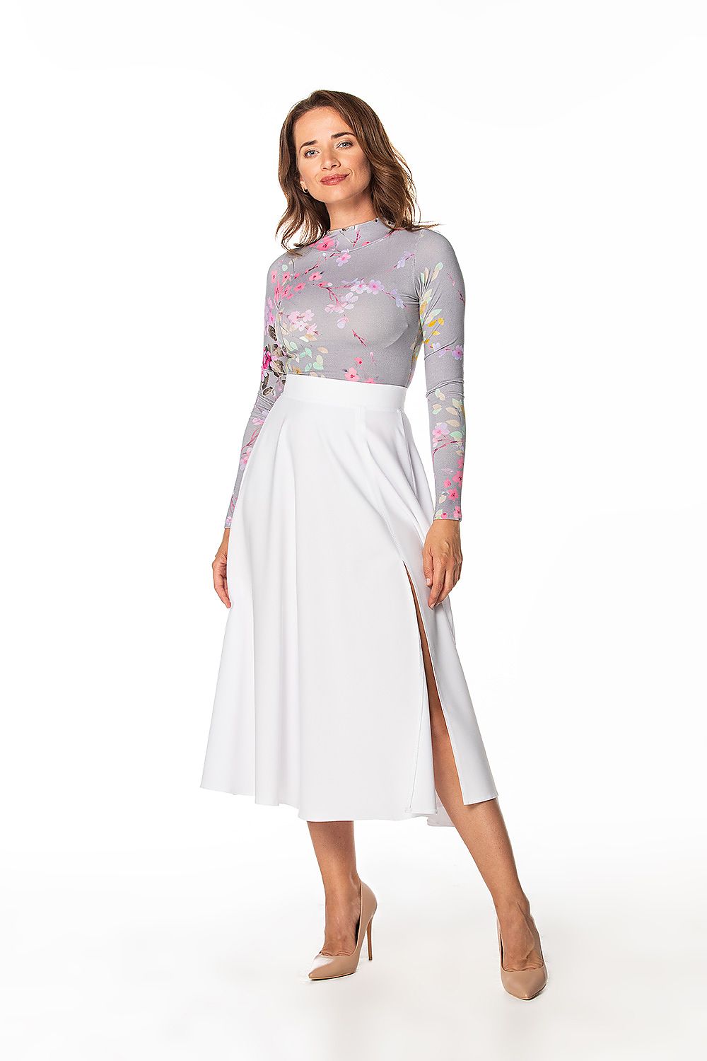  Spódnica Model T361/1 White - Tessita 