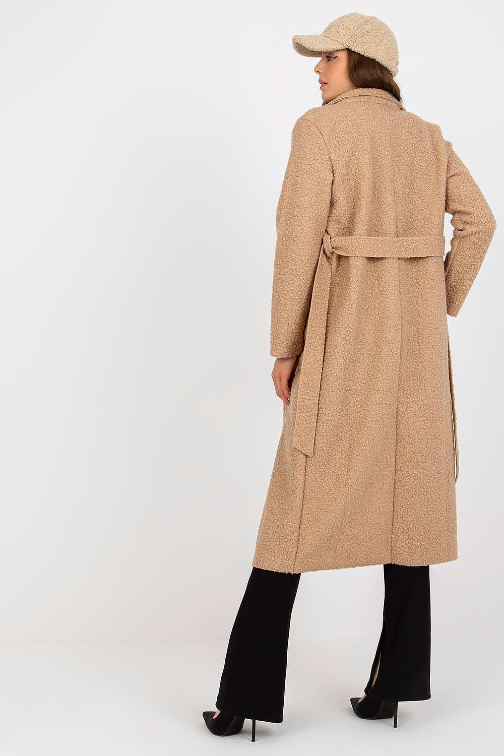   Płaszcz Damski Model TW-PL-BI-5220.63 Beige - Och Bella 