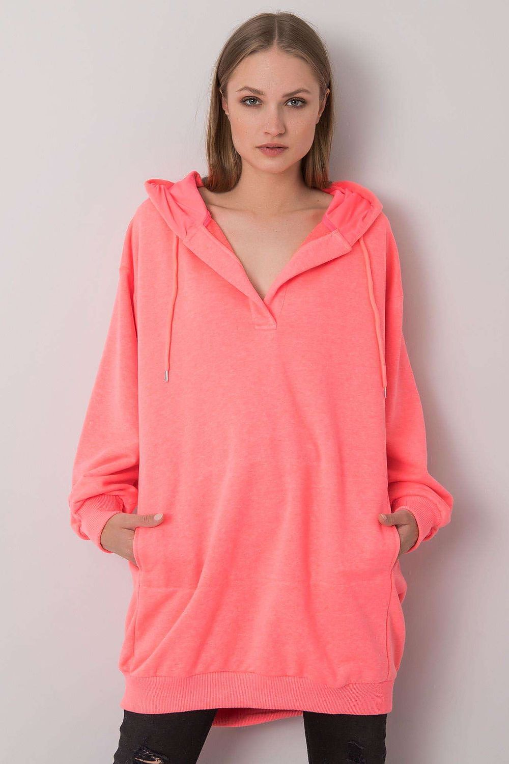   Bluza Damska Model EM-BL-ES-21-528.12X Fluo Pink - Ex Moda 