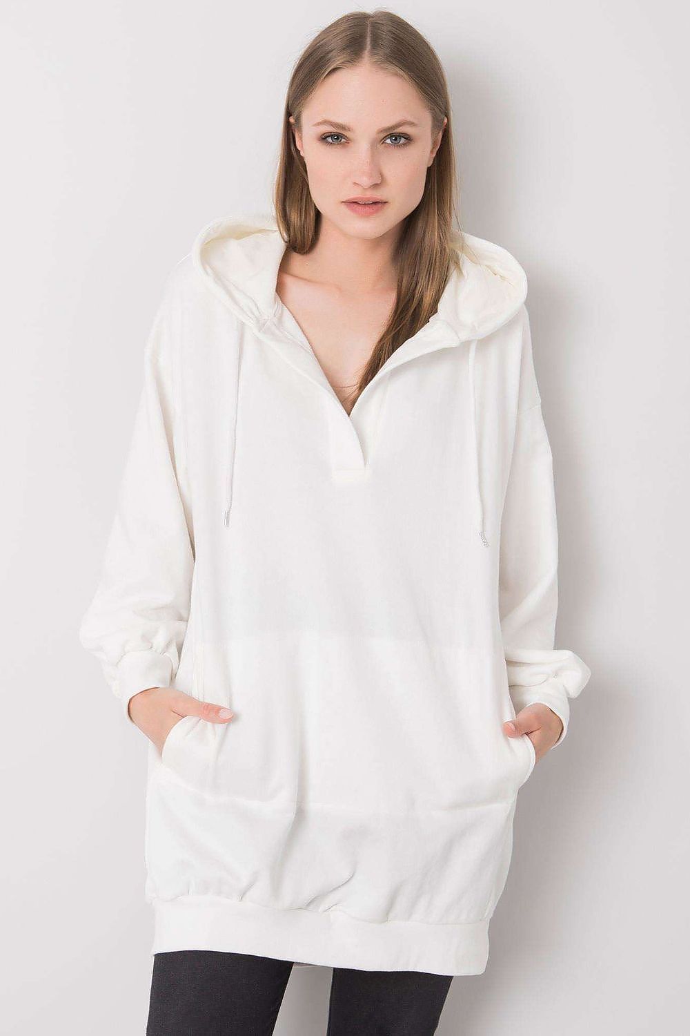   Bluza Damska Model EM-BL-ES-21-528.12X White - Ex Moda 