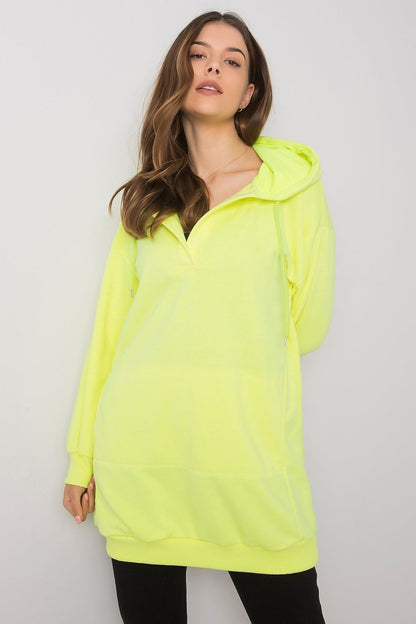   Bluza Damska Model EM-BL-ES-21-528.12X Fluo Yellow - Ex Moda 