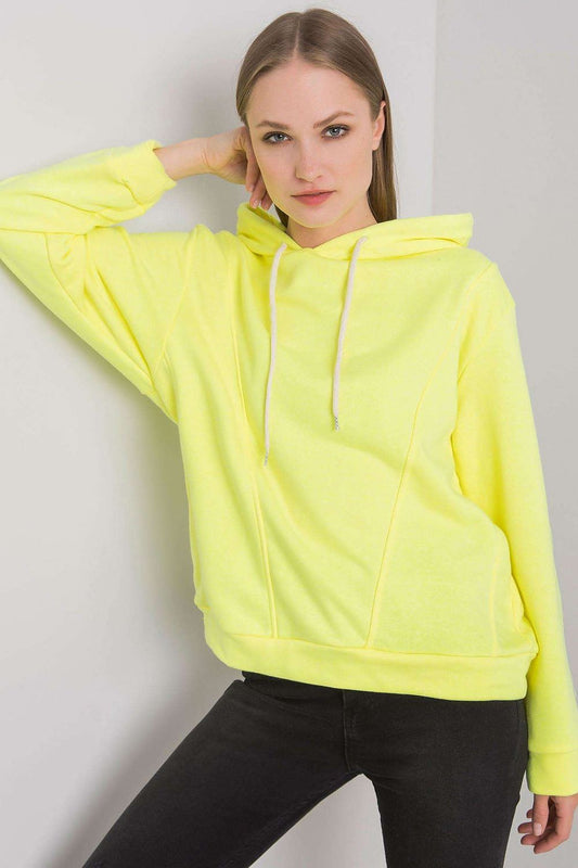   Bluza Damska Model EM-BL-ES-21-525.10 Fluo Yellow - Ex Moda 