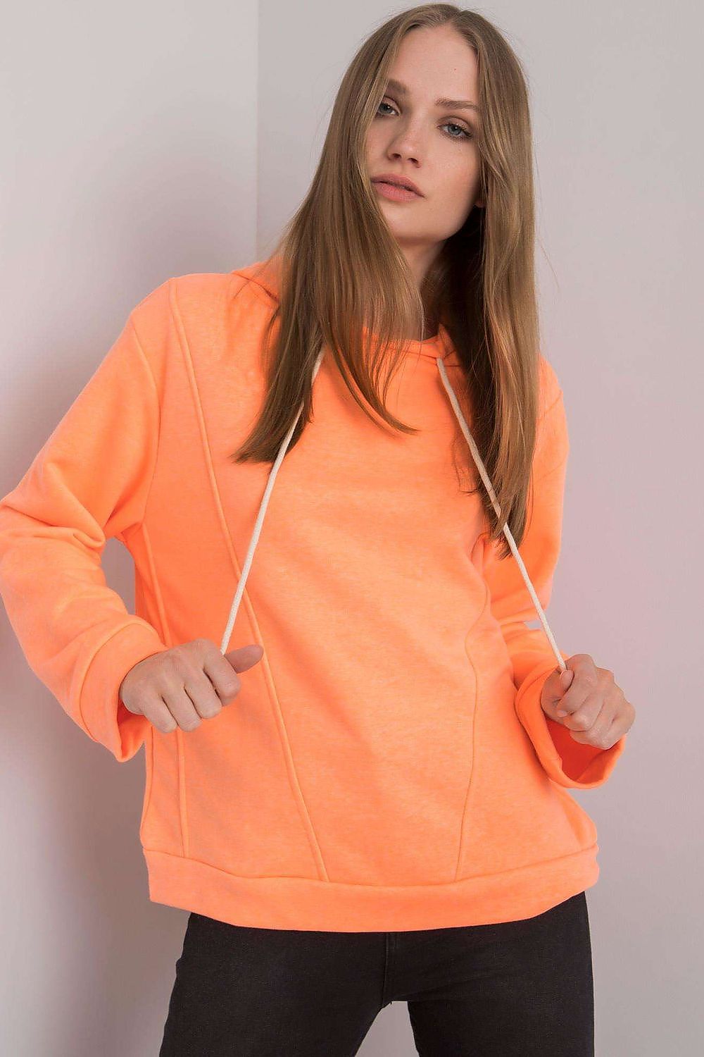   Bluza Damska Model EM-BL-ES-21-525.10 Fluo Orange - Ex Moda 
