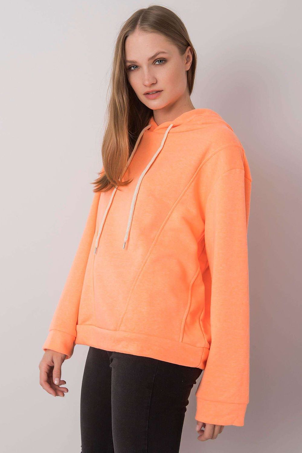   Bluza Damska Model EM-BL-ES-21-525.10 Fluo Orange - Ex Moda 